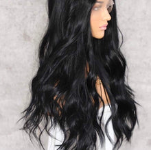 Black Wavy Lace Front Wig 22-26 inches!! - Goddess Beauty Royal Wigs