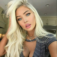 Body Wave Wigs 613 Blonde Human Hair Lace Front Wig for Women with Baby Hair Body Wave 100% Brazilian Virgin Human Hair Wigs - Goddess Beauty Royal Wigs