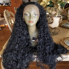 Black Curly Lace Front Wig - Goddess Beauty Royal Wigs