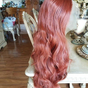 Copper Red// Beauty Waves//Lace Front Wig - Goddess Beauty Royal Wigs