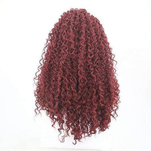 Red Curly Lace Front Wig - Goddess Beauty Royal Wigs