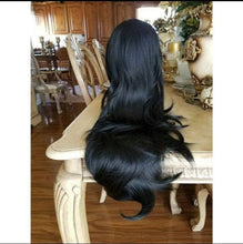 Black Straight Bodywave Lace Front Wig - Goddess Beauty Royal Wigs