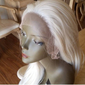 Bleach Blonde Beauty Wavy Lace Front Wig - Goddess Beauty Royal Wigs