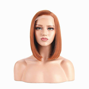 Copper Red// Beauty Straight//Lace Front Wig - Goddess Beauty Royal Wigs