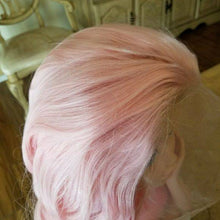 Pink Curly Wavy Lace Front Wig - Goddess Beauty Royal Wigs