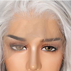 White Wavy Lace Front Wig - Goddess Beauty Royal Wigs