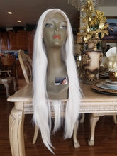 White Gray Blonde Lace Front Wig - Goddess Beauty Royal Wigs