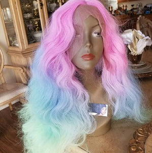 Rainbow Beauty Lace Front Wig - Goddess Beauty Royal Wigs