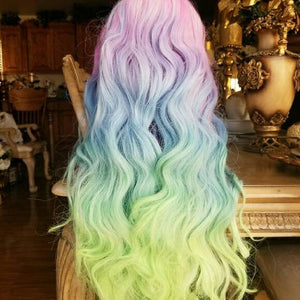 Rainbow Beauty Lace Front Wig - Goddess Beauty Royal Wigs
