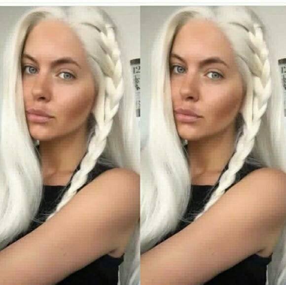 Pale Blonde Lace Front Wig - Goddess Beauty Royal Wigs