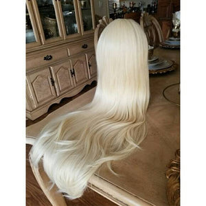 Pale Blonde Lace Front Wig - Goddess Beauty Royal Wigs