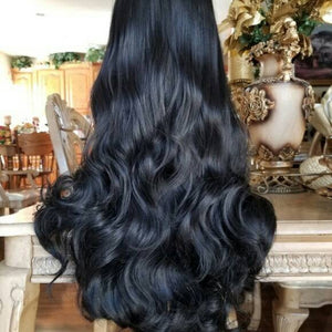 Black Body Wave Beauty Lace Front Wig - Goddess Beauty Royal Wigs