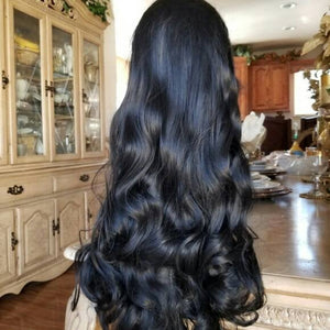 Black Body Wave Beauty Lace Front Wig - Goddess Beauty Royal Wigs