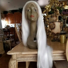 White//Straight// Lace Front Wig//Beautiful - Goddess Beauty Royal Wigs