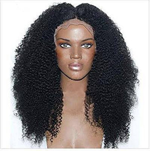 Black// Curly//Afro Curly//Black Brown//Kinky Curly// Human Hair// Blend// Beautiful Hair//Natural Hair//Beautiful - Goddess Beauty Royal Wigs