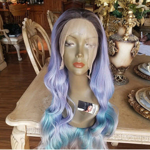 Rainbow Unicorn Beauty Lace Front Wig - Goddess Beauty Royal Wigs