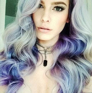 Rainbow Unicorn Beauty Lace Front Wig - Goddess Beauty Royal Wigs