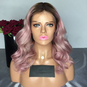 Ombre Pink Beauty Lace Front Wig - Goddess Beauty Royal Wigs