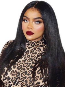 Black Straight//LaceFrontWig//GorgeousHair//Straight/Silky Straight//Natural//Wigs for Women//Beautiful//Gorgeous//Wig//Yaki - Goddess Beauty Royal Wigs