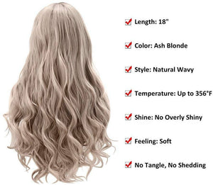 Ash Blonde Beauty Wig// Wavy Lace Front Wig //Beautiful//Gorgeous Hair// - Goddess Beauty Royal Wigs