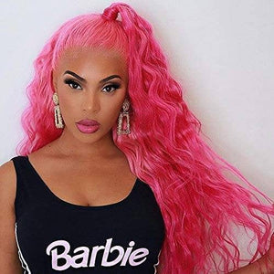Dark Pink Beauty Lace Front Wig - Goddess Beauty Royal Wigs