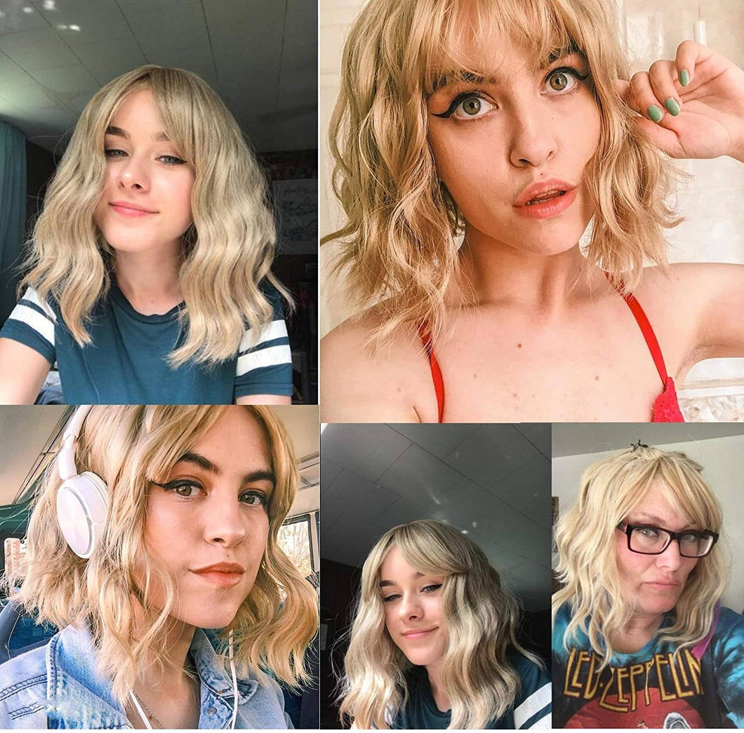 Dark Blonde Beauty Waves Wig - Goddess Beauty Royal Wigs