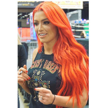 24" Autumn Twilight Long Straight Wavy Copper Red Lace Wig - Goddess Beauty Royal Wigs