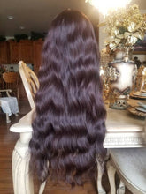 Brown Wavy Beauty Full Wig 28 inches long - Goddess Beauty Royal Wigs