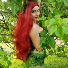 Ombre Dark Red Straight Beauty Full Wig - Goddess Beauty Royal Wigs