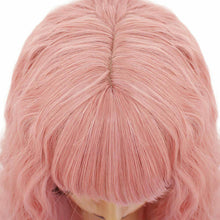 Pink Wavy Beauty Full Wig - Goddess Beauty Royal Wigs