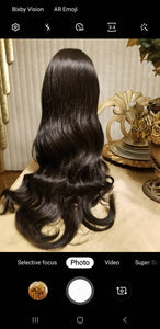 Dark Brown Bodywave Lace Front Wig - Goddess Beauty Royal Wigs
