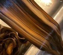 Brown Blonde Wave BeautyWig// Human Hair/ Lace Front Wigs// Beautiful//Stunning// Brazilian Remy//Wig//Glueless/ Wave//Natural//30-35 inches - Goddess Beauty Royal Wigs