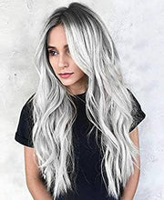 Gray Wavy Beauty Full Wig - Goddess Beauty Royal Wigs