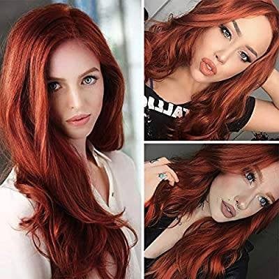 Copper Red Beauty Full Wig - Goddess Beauty Royal Wigs