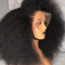 Black Curly// Human Hair/ Lace Front Wigs// Mongolian// Curly// Brazilian Remy//Wig//Glueless// Lacewig - Goddess Beauty Royal Wigs