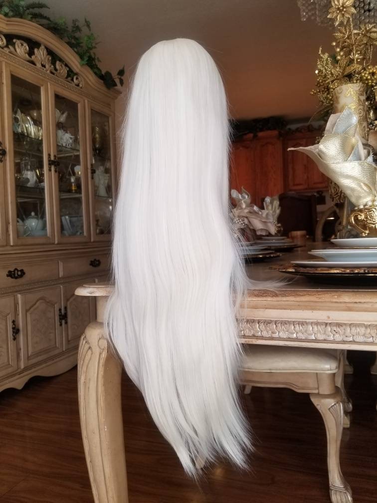 White Platinum Blonde Lace Front Wig