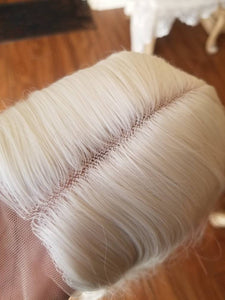 White Platinum Blonde Lace Front Wig