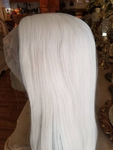White Platinum Blonde Lace Front Wig