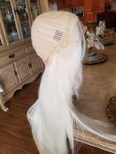 White Platinum Blonde Lace Front Wig