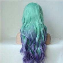 Green Purple Lace Front Wig - Goddess Beauty Royal Wigs