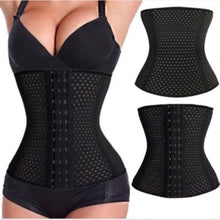 Black Steel Bone Waist Trainer-Slim Your Waist!! - Goddess Beauty Royal Wigs