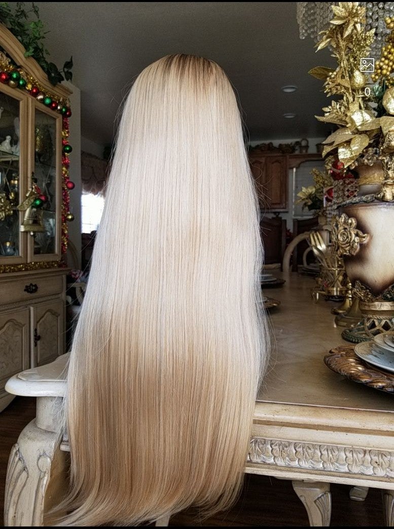 Ombre Blonde Beauty Lace Front Wig 20-22 inches!! - Goddess Beauty Royal Wigs