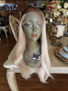 Ombre Blonde Beauty Lace Front Wig 20-22 inches!! - Goddess Beauty Royal Wigs