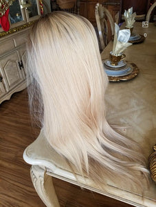 Ombre Blonde Beauty Lace Front Wig 20-22 inches!! - Goddess Beauty Royal Wigs