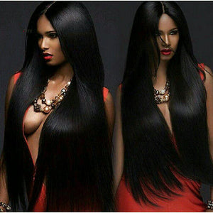 Black Full Head Clip In Extension!! - Goddess Beauty Royal Wigs