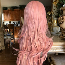 Pink Peach Beauty Lace Front Wig - Goddess Beauty Royal Wigs