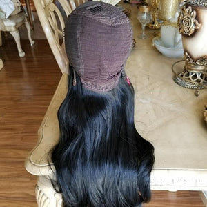 Black Layered Bodywave Beauty Lace Front Wig 24-28 inches!! - Goddess Beauty Royal Wigs