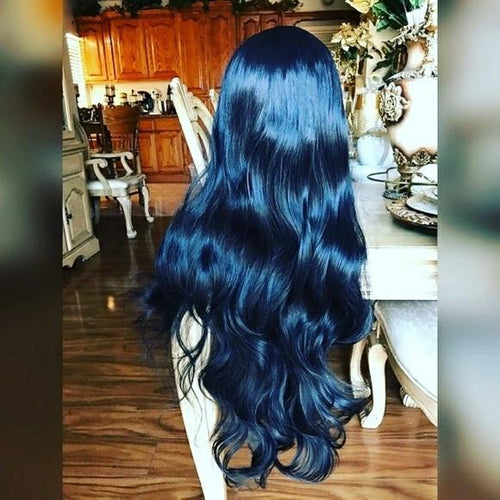 Black Loose Bodywave Lace Front Wig - Goddess Beauty Royal Wigs
