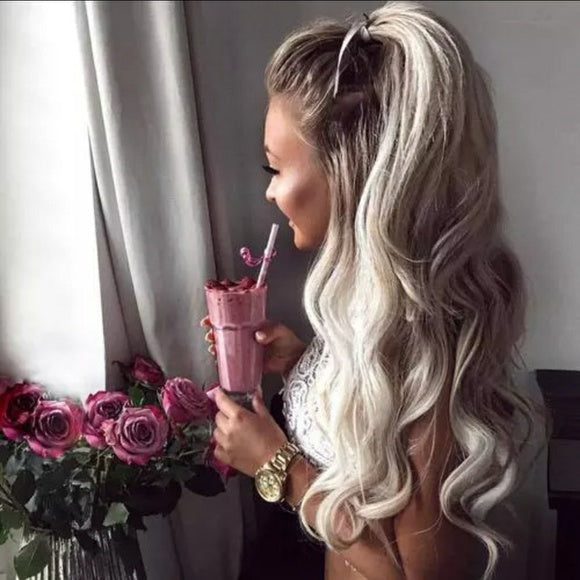 Blonde Ombre Beauty Lace Front Wig 24-28 inches!! Blonde  display picture 3