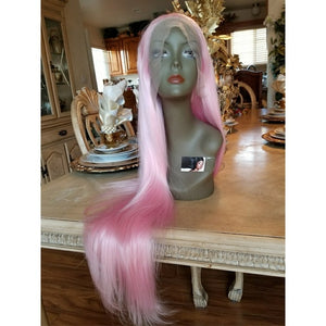 Pink Beauty Lace Front Wig 24-28 inches!! - Goddess Beauty Royal Wigs